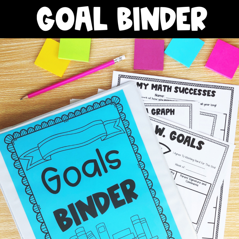 Empower Students with a Goal Binder