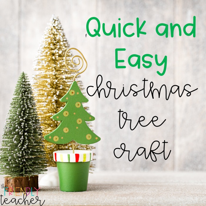 A Quick and Easy Christmas Tree!