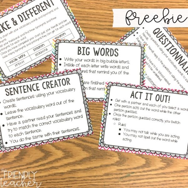 How to Run Word Work in Upper Elementary Reading Centers - The Friendly ...