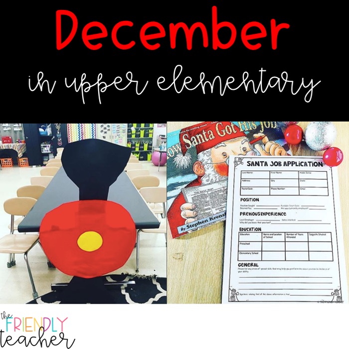 December in the Upper Elementary Classroom
