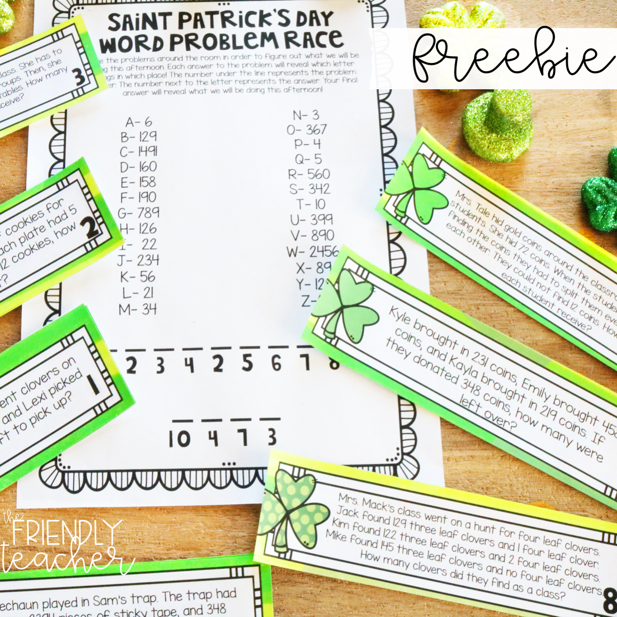 Saint Patrick's Day in Upper Elementary-Activities and Freebies