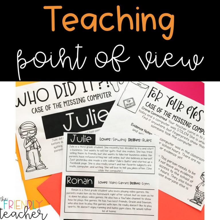 Teaching Point of View in Upper Elementary