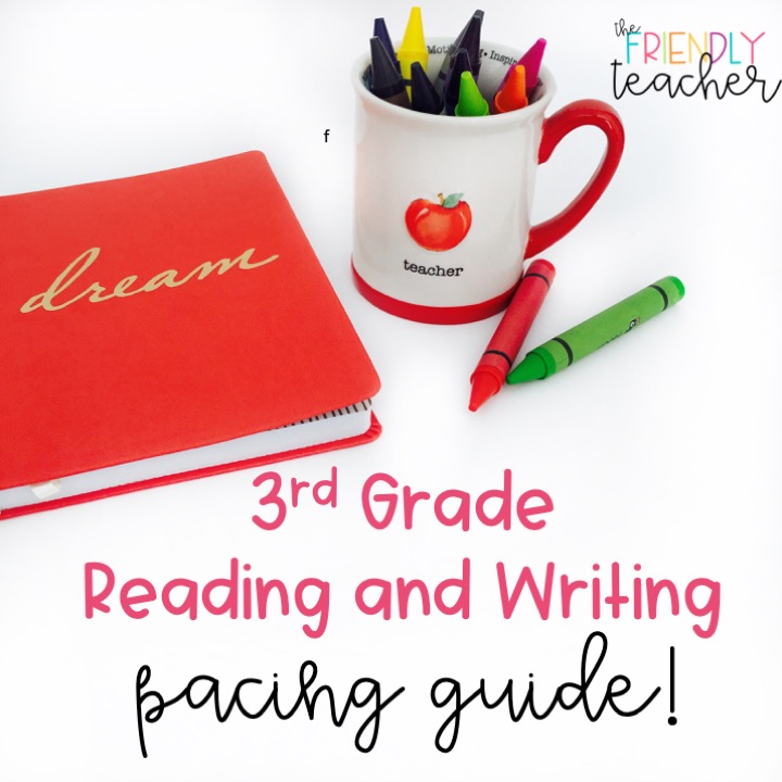 A FREE pacing guide for third grade ELA!