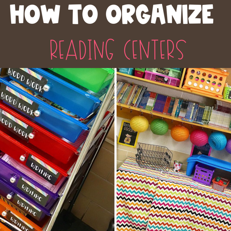 Organizing and Planning Literacy Centers