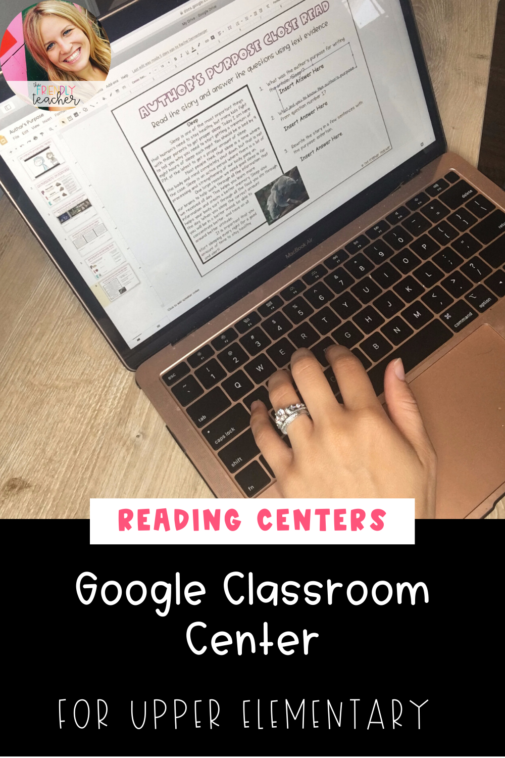 Using Google Classroom in Centers