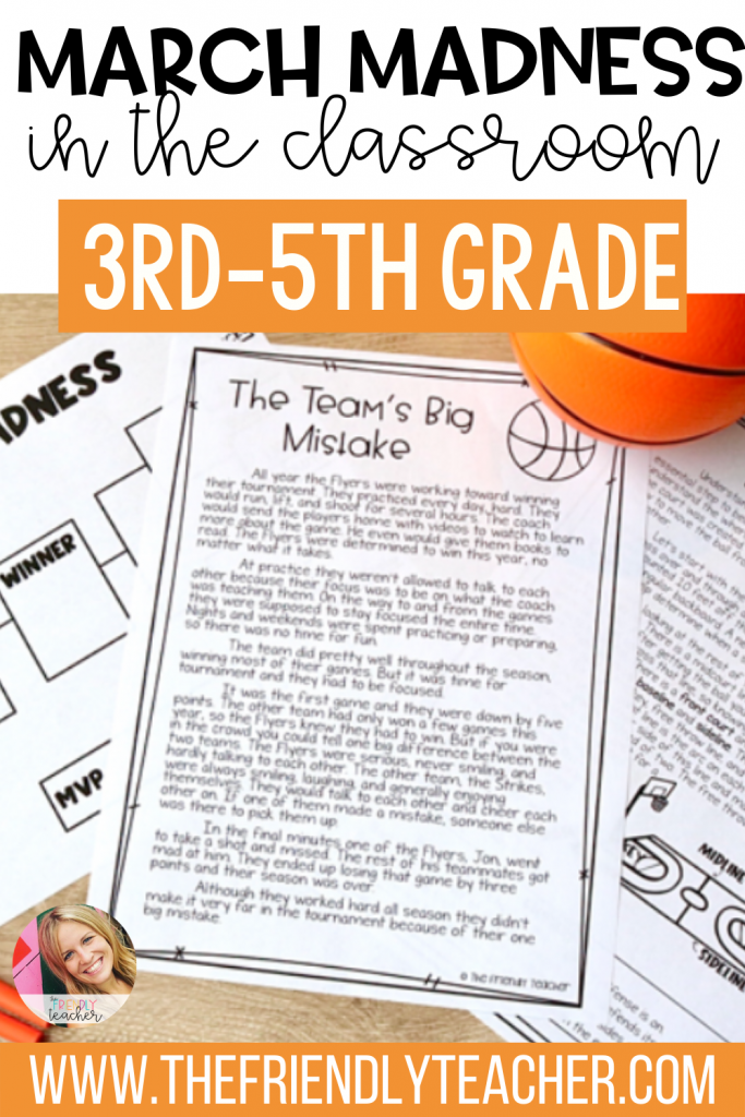 March Madness in the Classroom - The Friendly Teacher