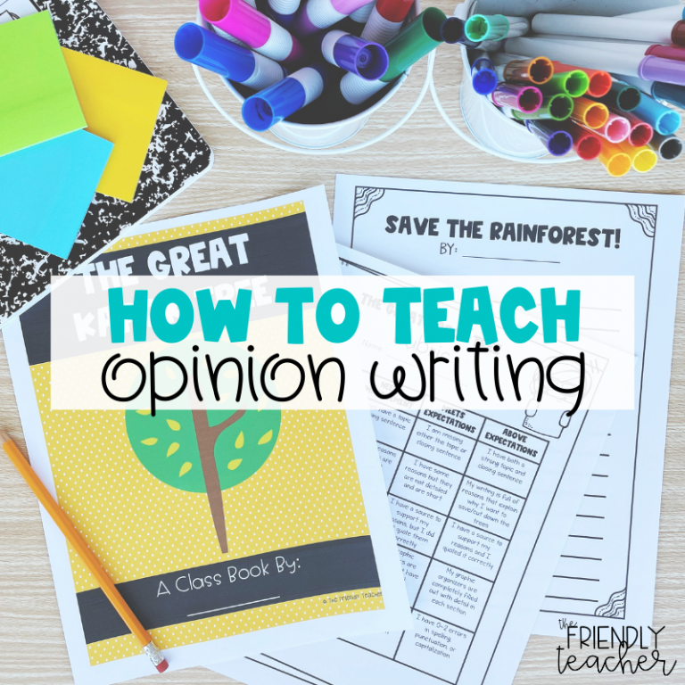 How to Teach Opinion Writing using Multiple Sources