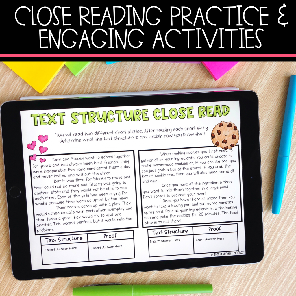 Distance Learning Reading Comprehension Practice with Google Slides ...
