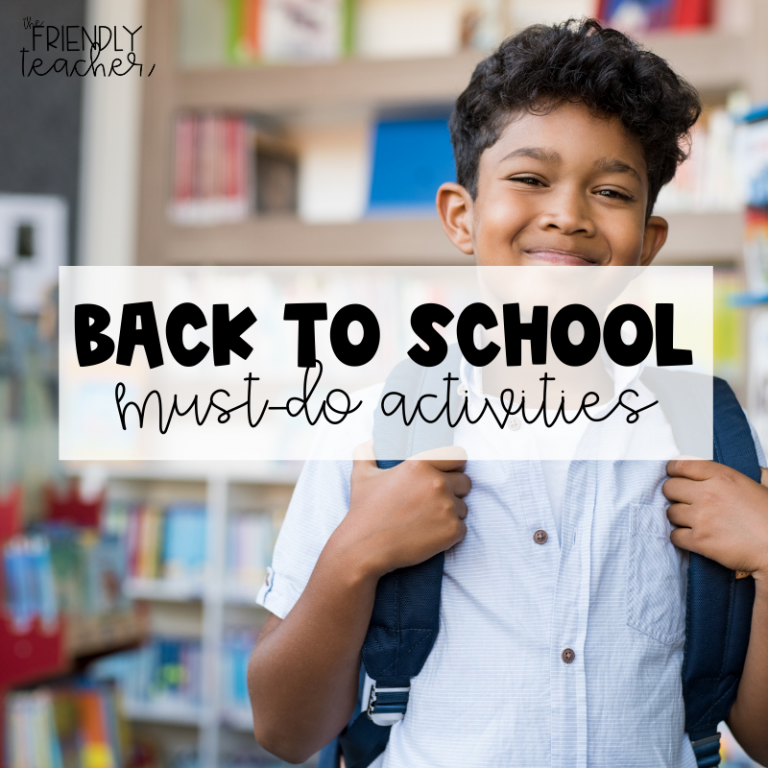 5 Must-Do Back to School Activities