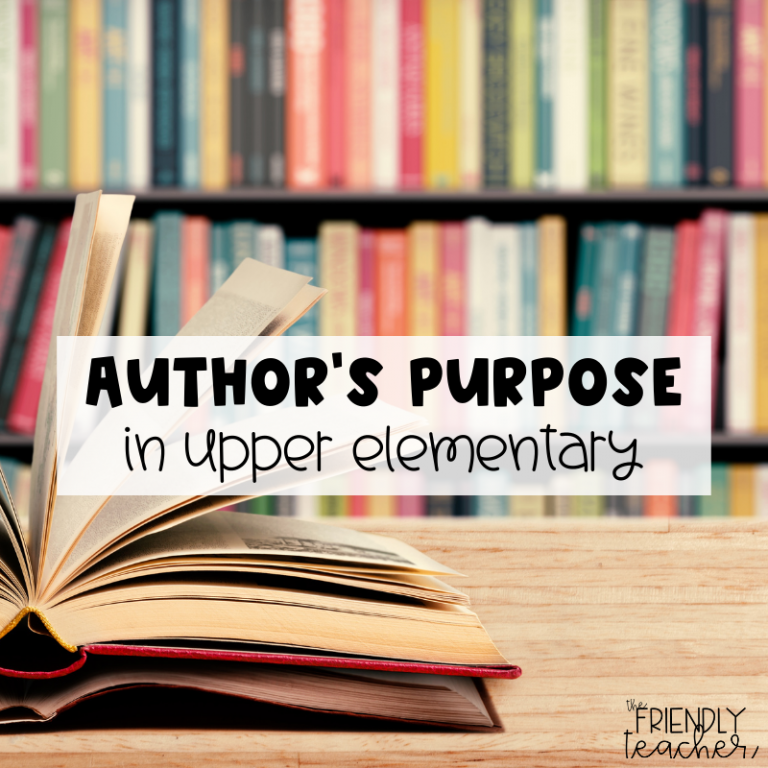 Activities for Author’s Purpose
