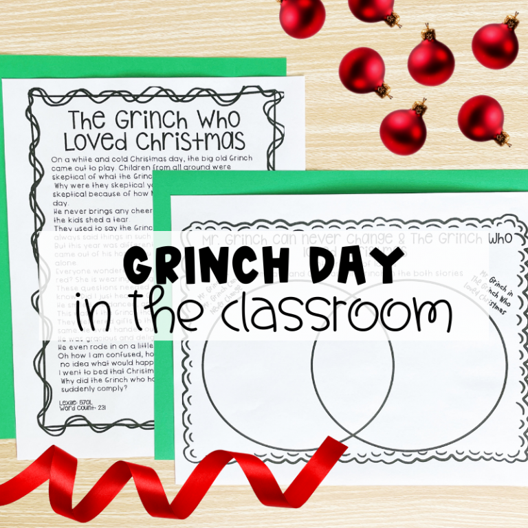 Grinch Day in the Classroom