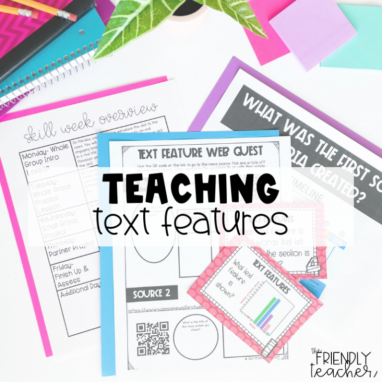 Activities for Teaching Text Features