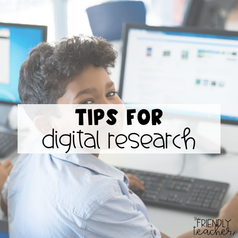 Tips for Digital Research in Upper Elementary