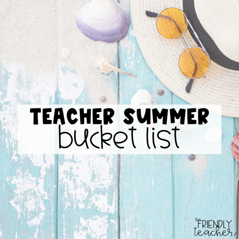 Teacher Summer Bucket list