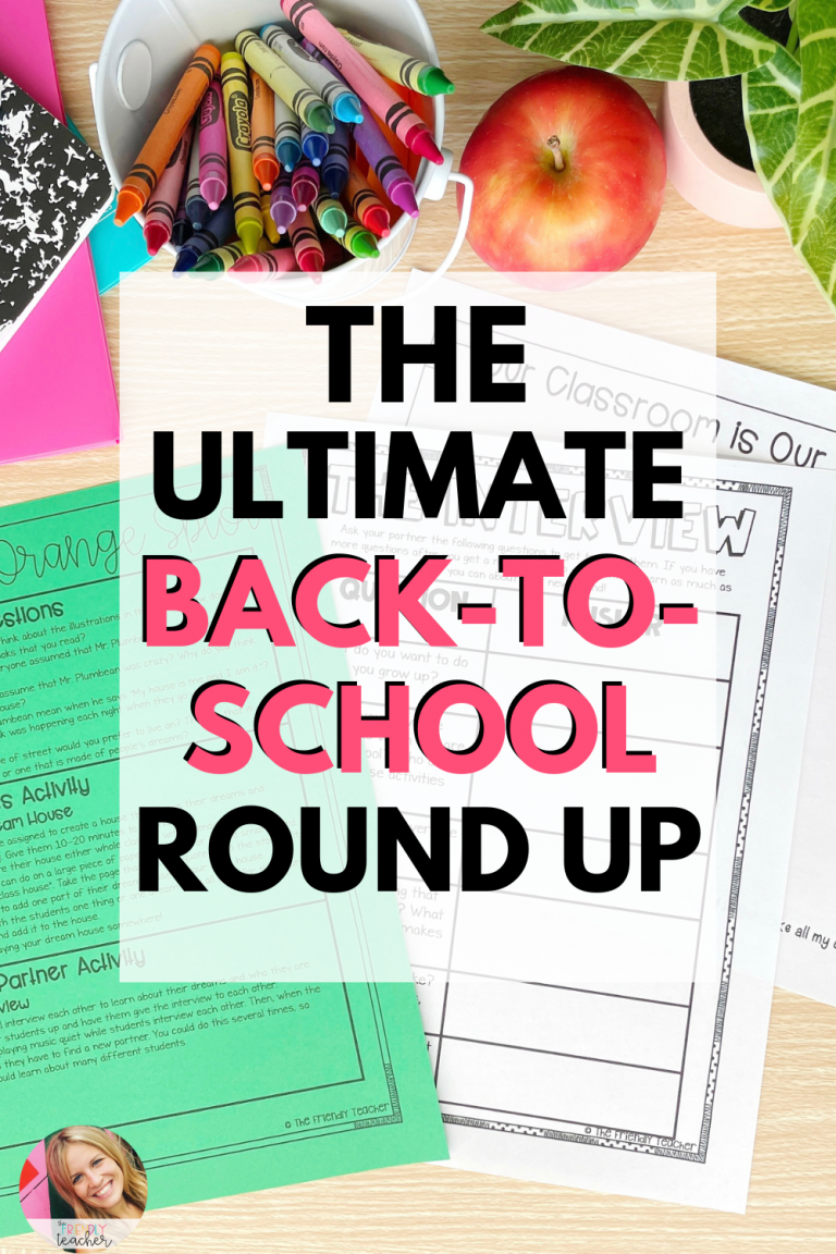 The BEST Back to School Resources - The Friendly Teacher