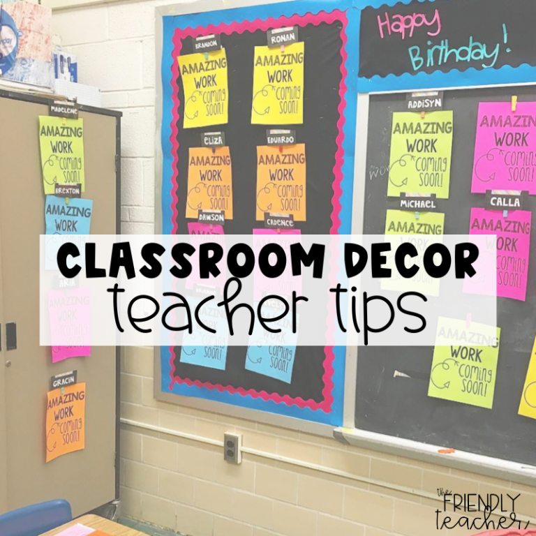 Top Tips for Decorating a Classroom