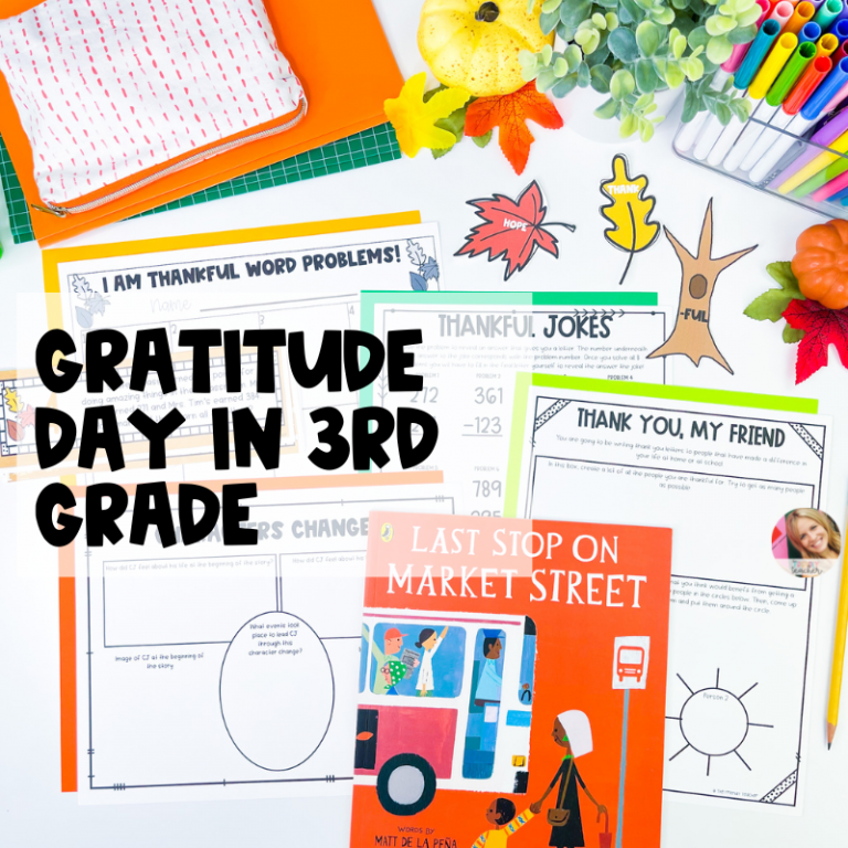 Gratitude Day in 3rd Grade