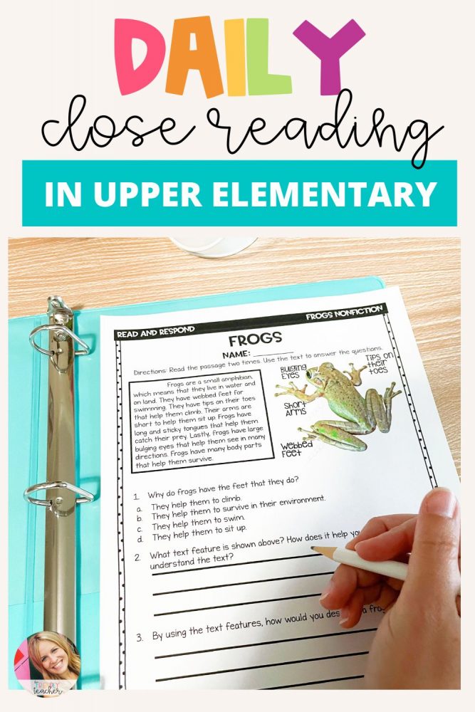 Strategies for Close Reading Daily