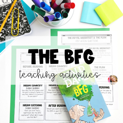 The BFG reading activities