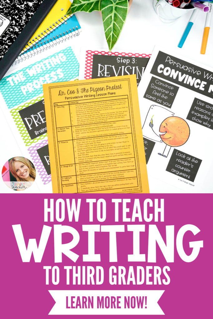 How to Teach Writing to 3rd Graders - The Friendly Teacher