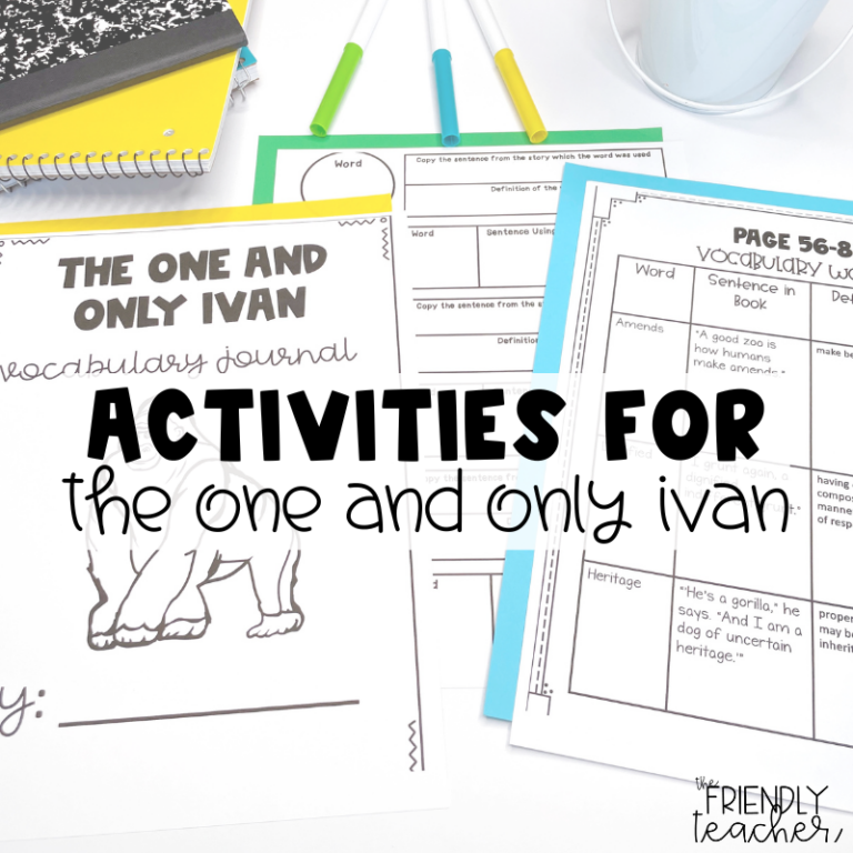 The One and Only Ivan Classroom Activities