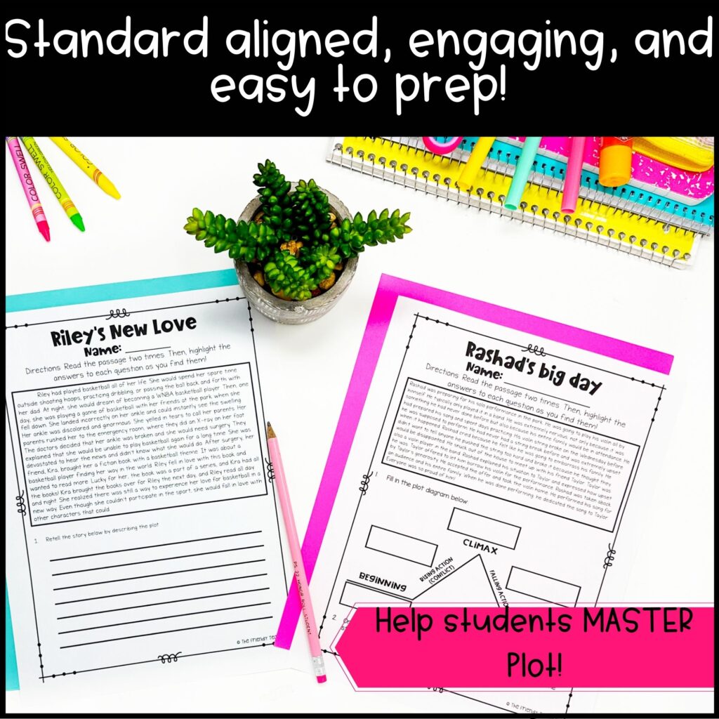 Teaching Story Elements through Plot Structure with Activities, Lesson ...