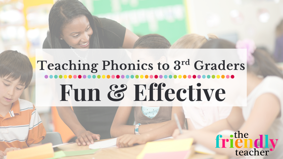 Teaching phonics in 3rd grade