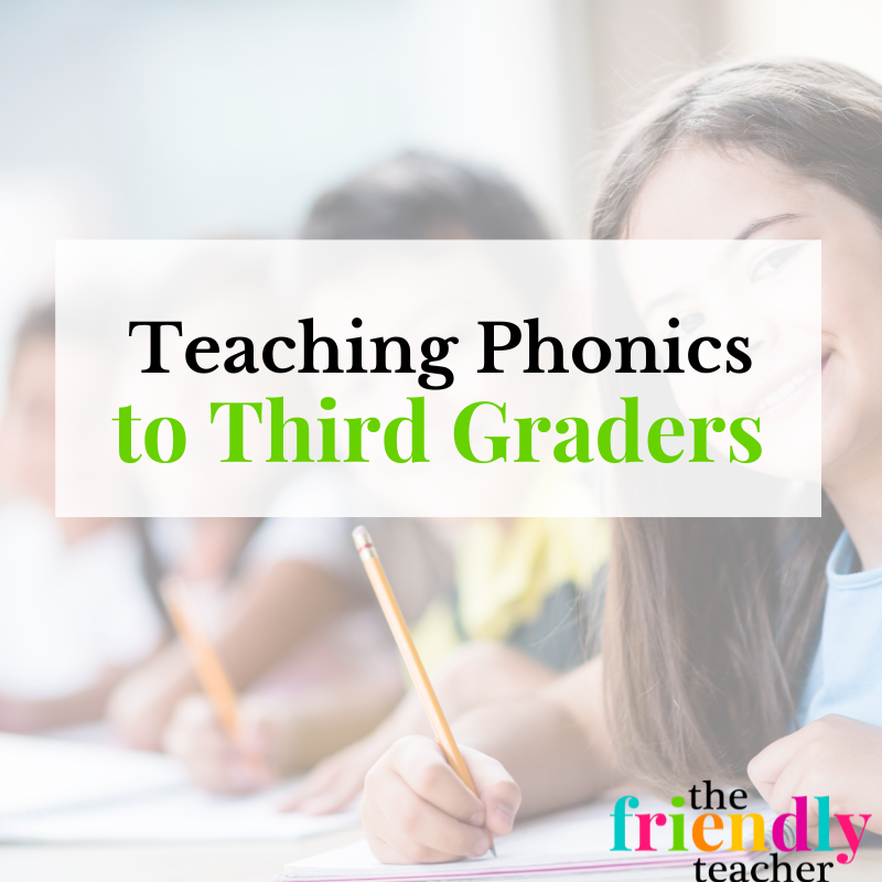 Teaching phonics in 3rd grade